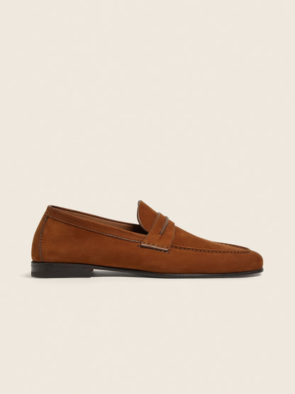 Zegna Dark Foliage Secondskin Mocassin Loafer