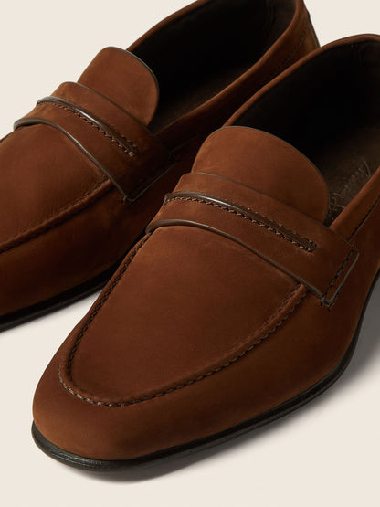 Zegna Light Brown Secondskin Mocassin Loafer