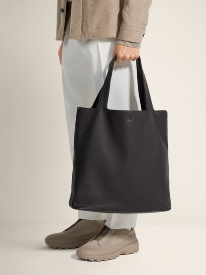 Zegna Dark Brown Secondskin Tote Bag