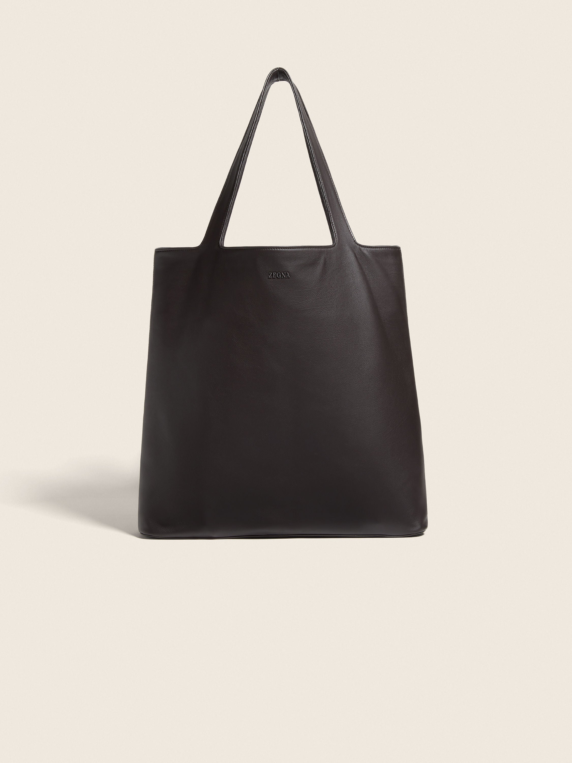 Zegna Dark Brown Secondskin Tote Bag