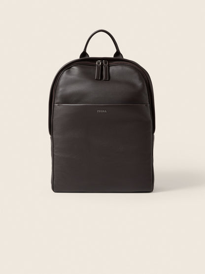 Zegna Dark Brown Secondskin Backpack