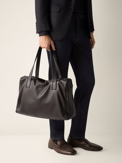 Zegna Dark Brown Secondskin Everyday Bag
