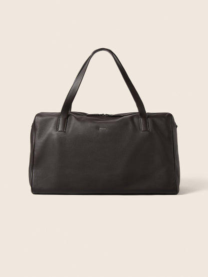 Zegna Dark Brown Secondskin Weekender Bag