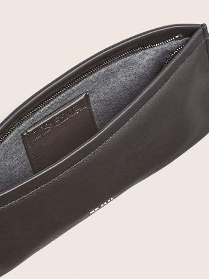 Zegna Dark Brown Secondskin Clutch