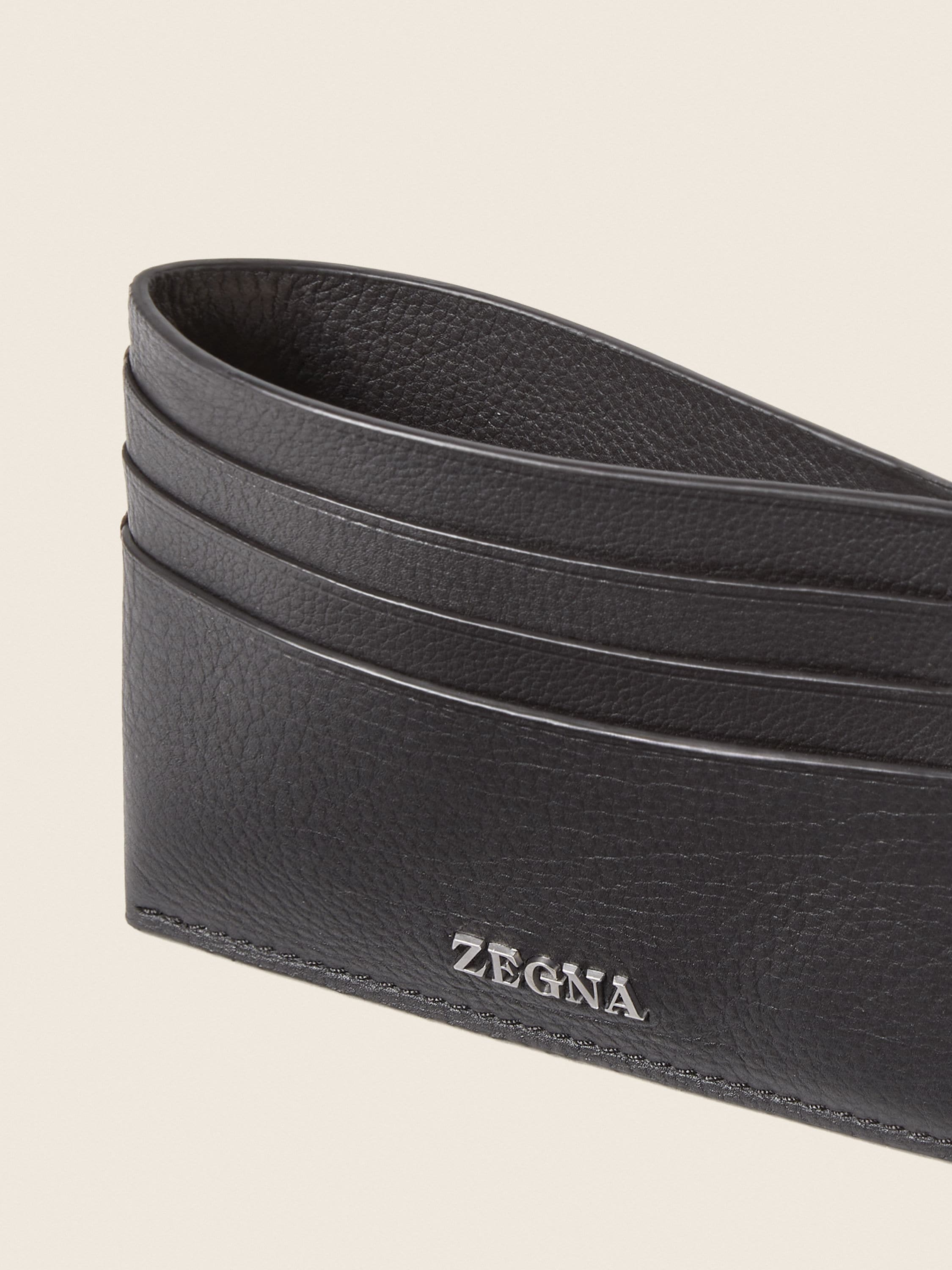 Zegna Dark Brown Secondskin Card Case