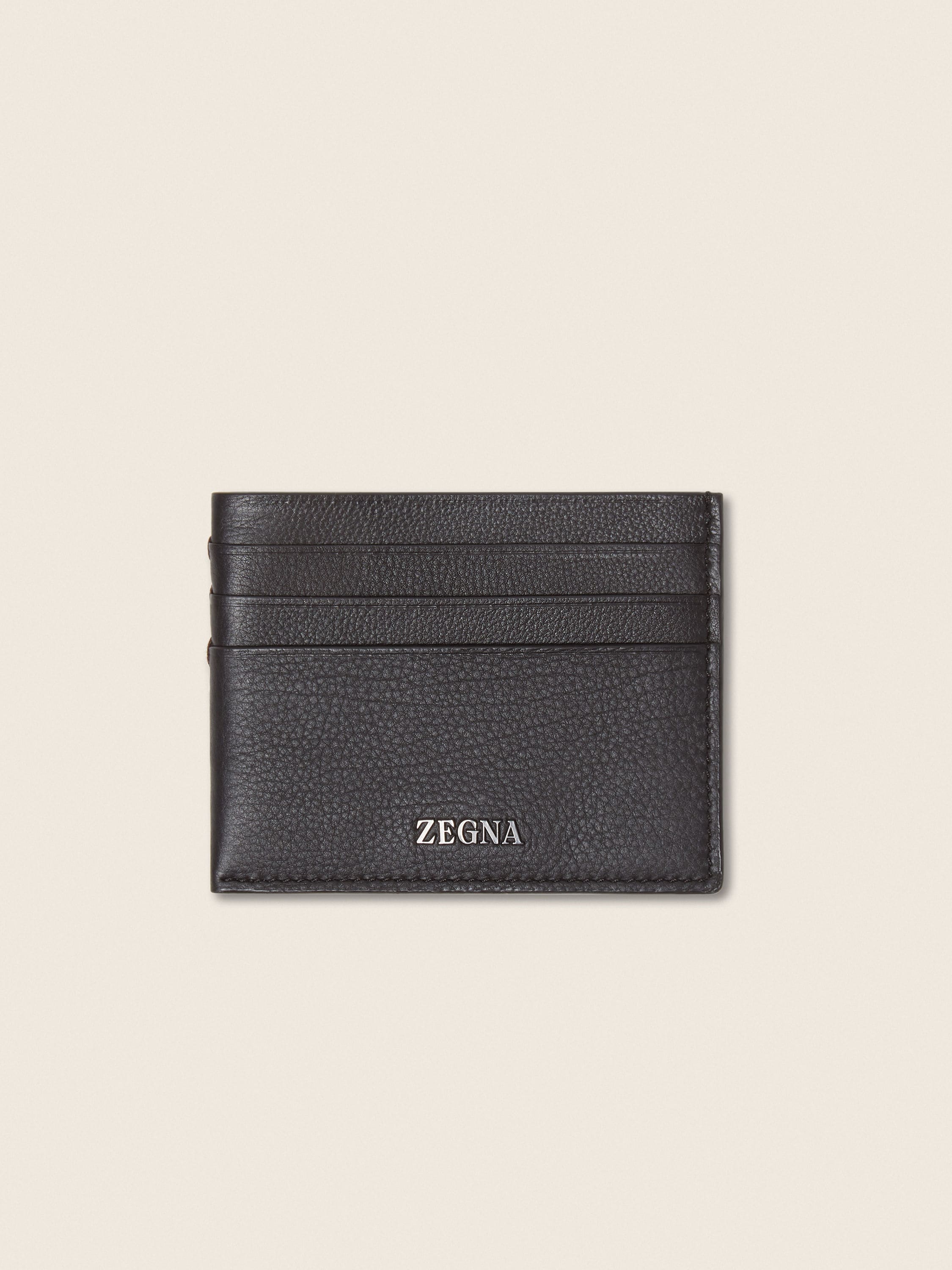 Zegna Dark Brown Secondskin Card Case