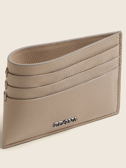 Zegna Light Taupe Secondskin Card Case