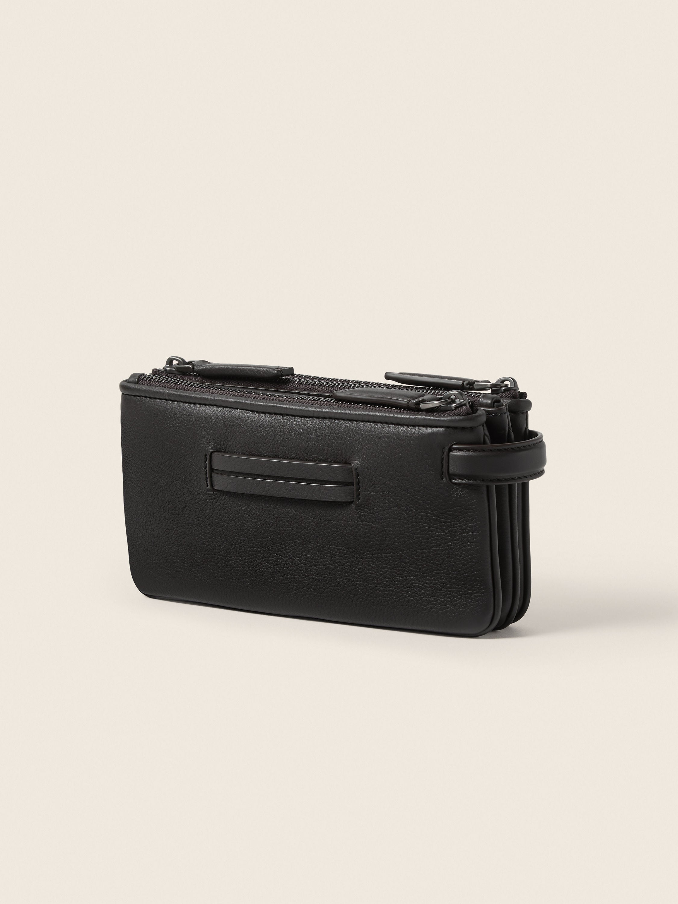 Zegna Dark Brown Secondskin Pouch
