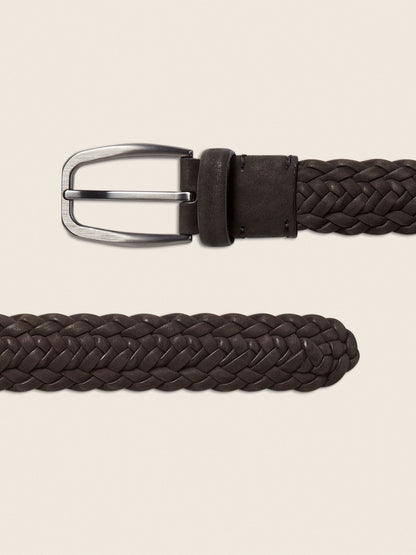 Zegna Dark Brown Nubuck Belt