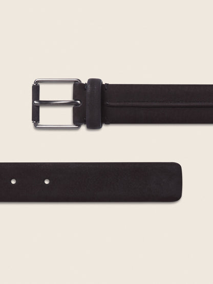 Zegna Dark Brown Nubuck Belt