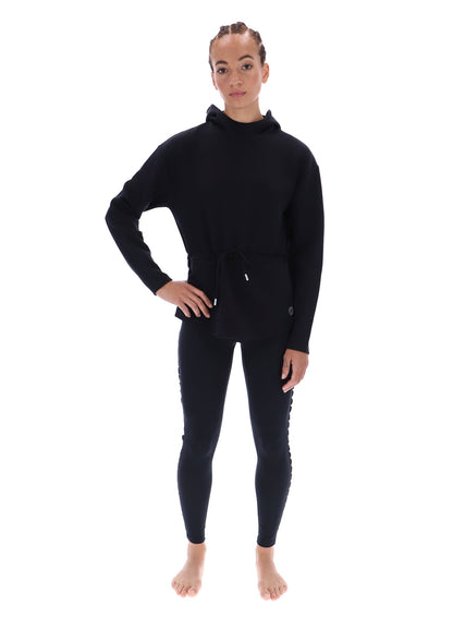 Ted Baker Lily Drawcord Waist Longline Active Hoodie Women's