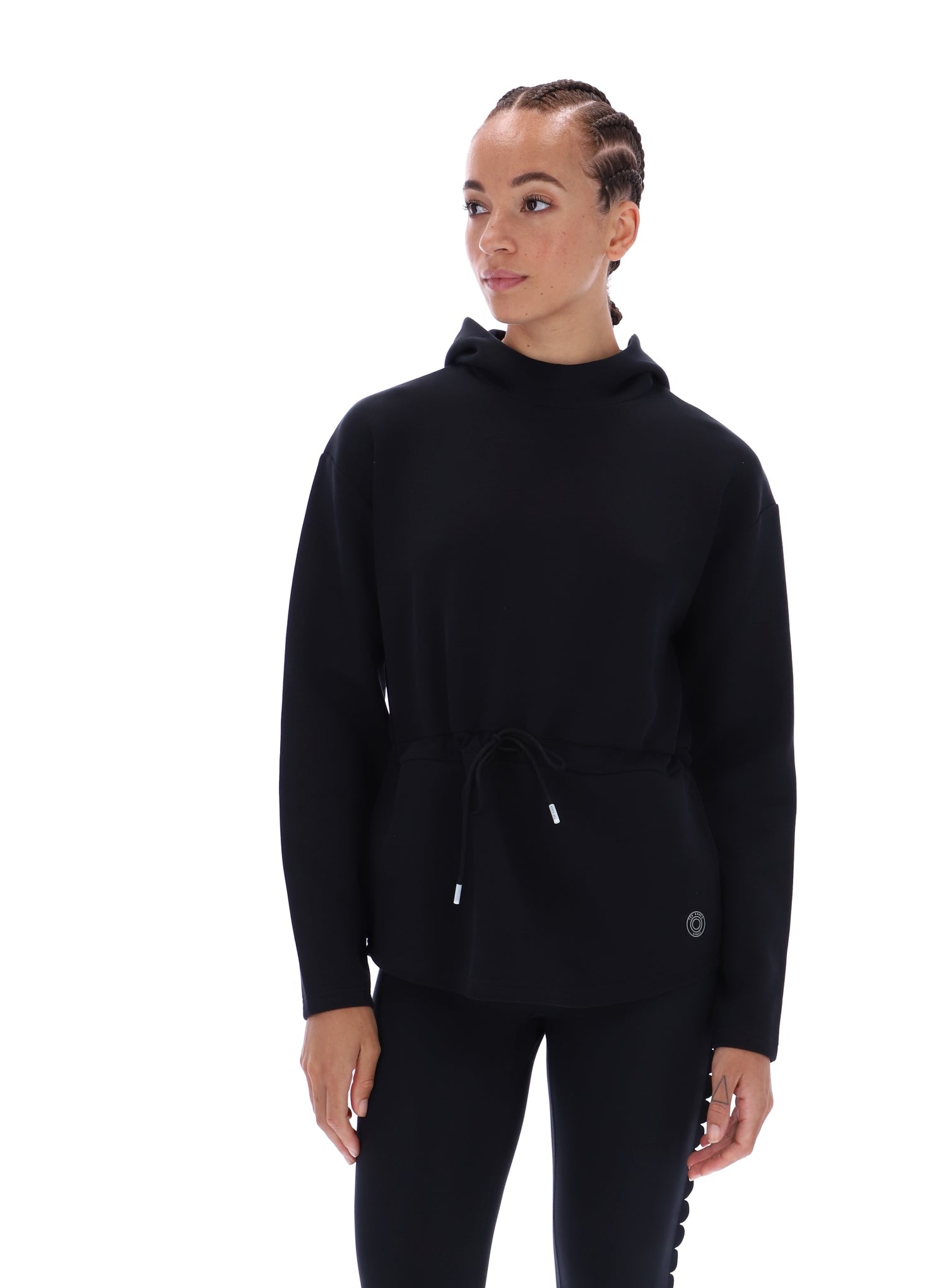 Ted Baker Lily Drawcord Waist Longline Active Hoodie Women's
