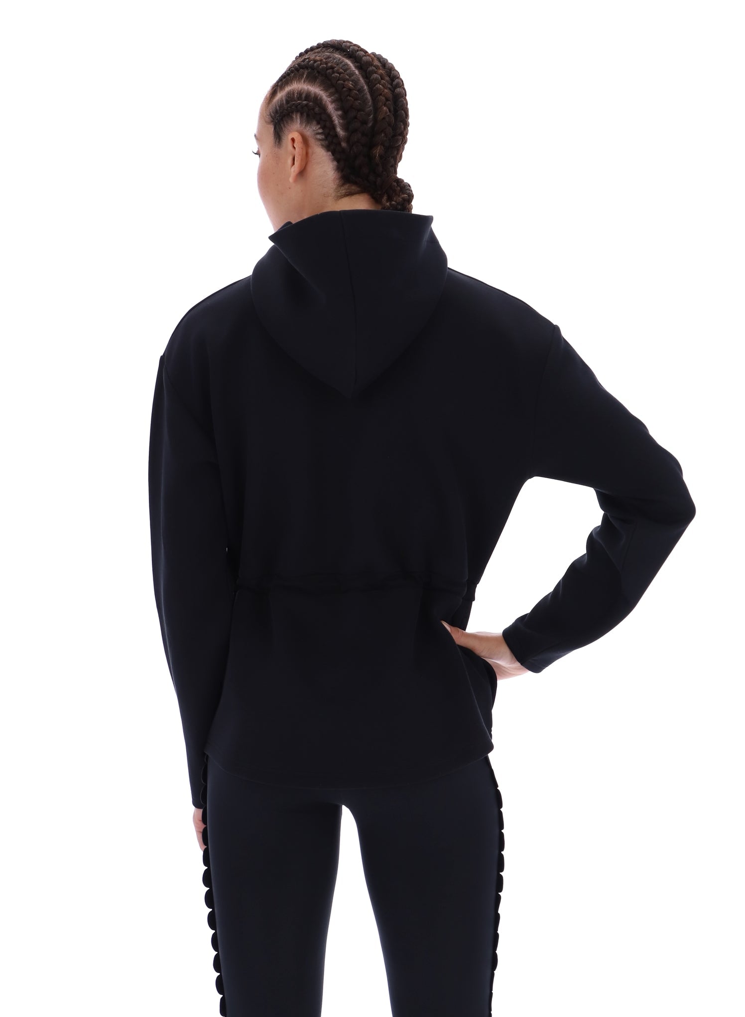 Ted Baker Lily Drawcord Waist Longline Active Hoodie Women's