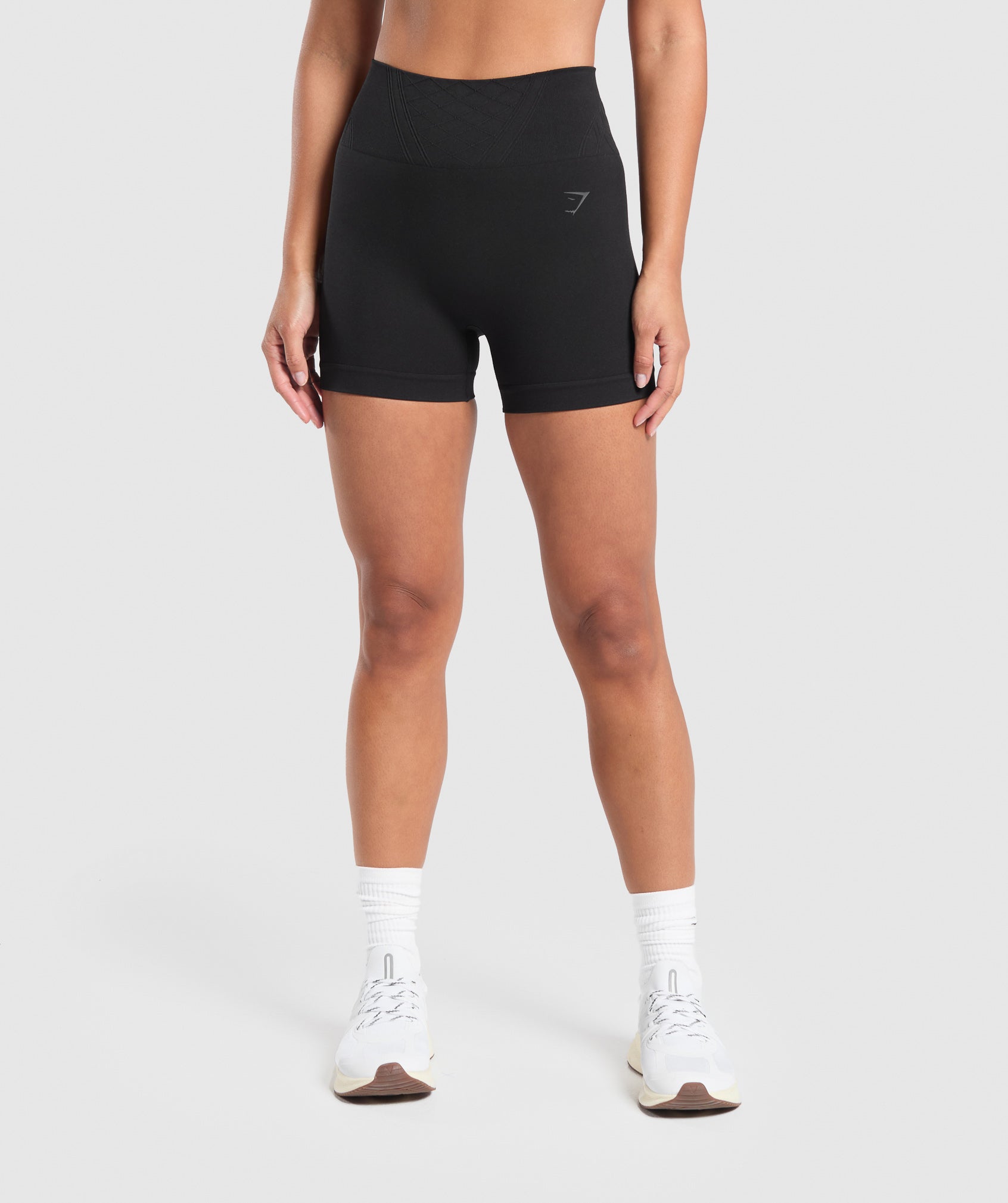 Women's Gymshark Corset Seamless Shorts Black