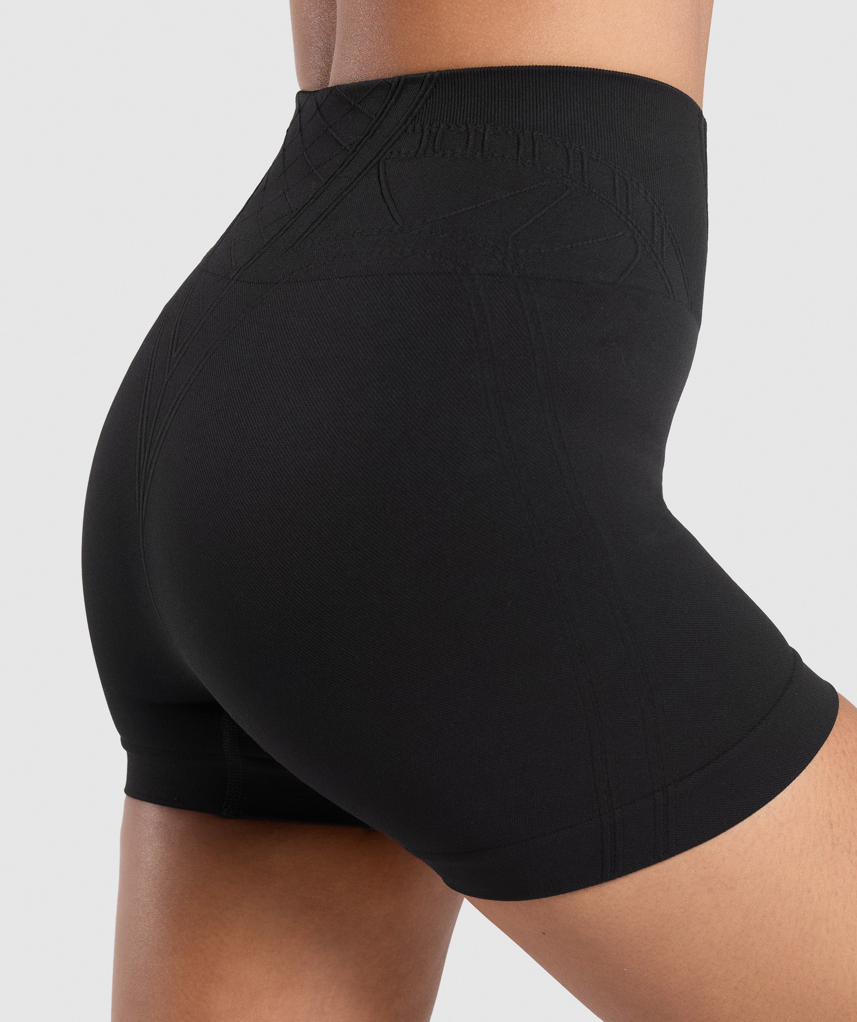 Women's Gymshark Corset Seamless Shorts Black