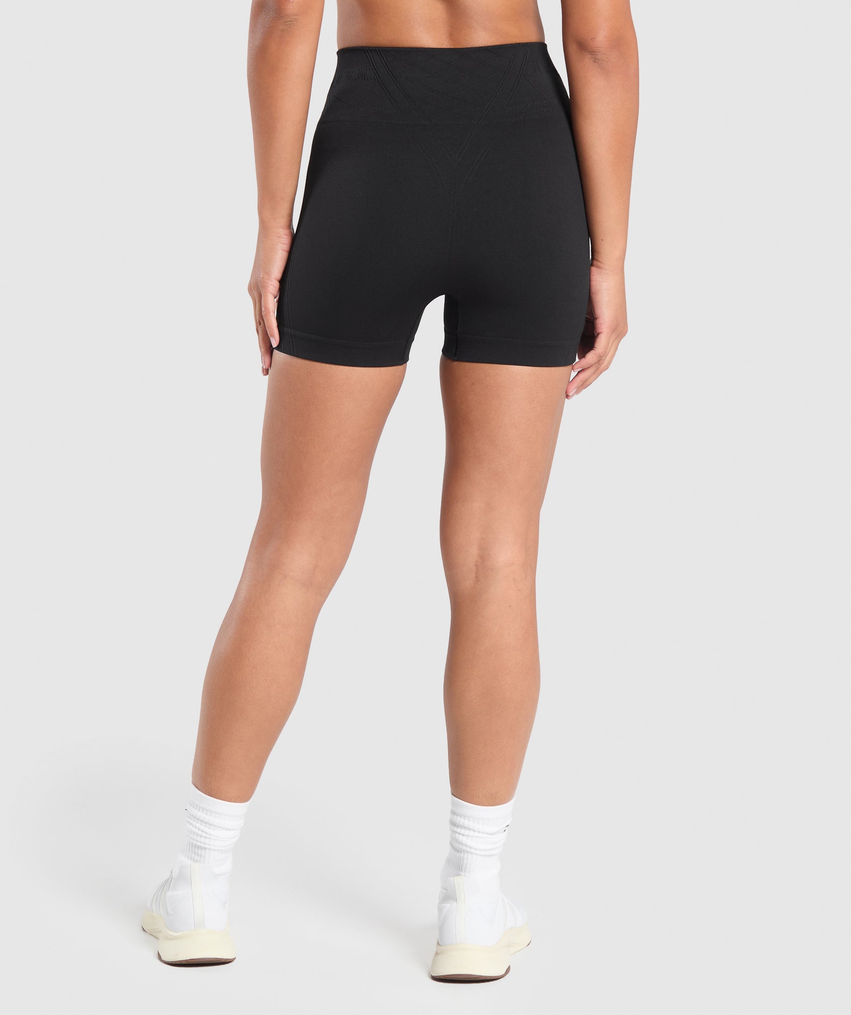 Women's Gymshark Corset Seamless Shorts Black