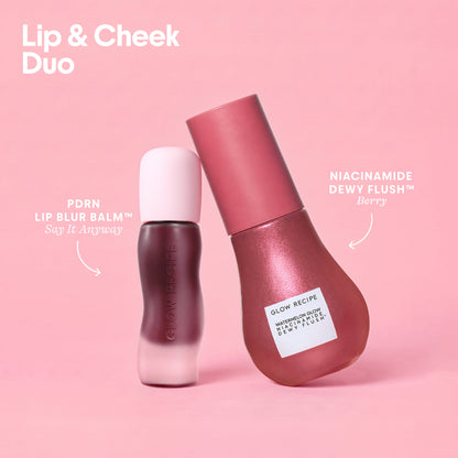 Glow Recipe Vegan PDRN Tinted Soft Matte Lip Blur Balm