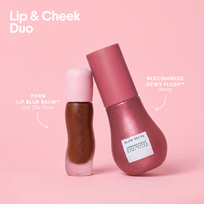 Glow Recipe Vegan PDRN Tinted Soft Matte Lip Blur Balm