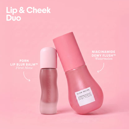Glow Recipe Vegan PDRN Tinted Soft Matte Lip Blur Balm