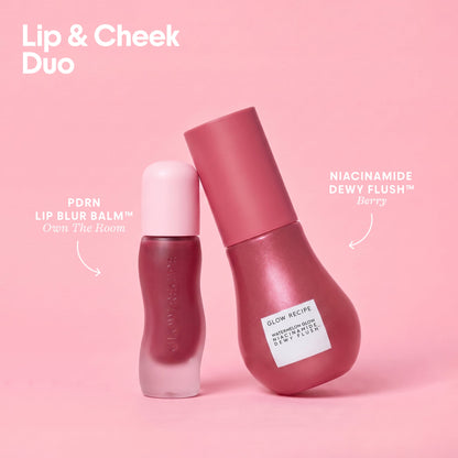 Glow Recipe Vegan PDRN Tinted Soft Matte Lip Blur Balm