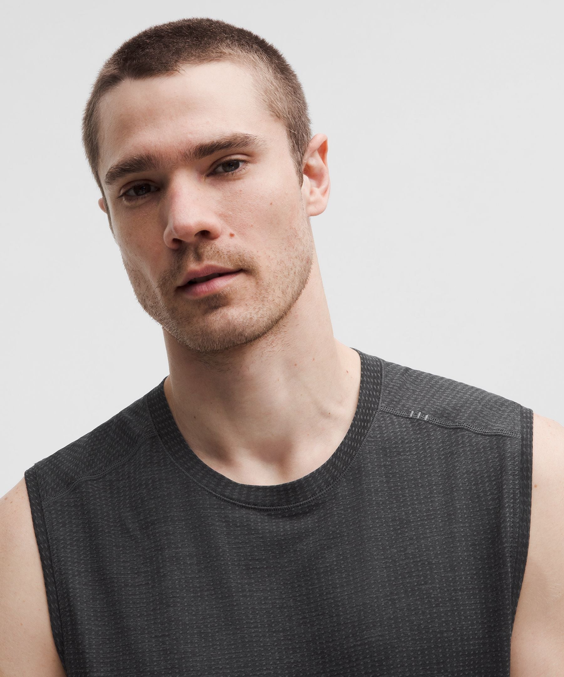 Lululemon Metal Vent Tech Sleeveless Shirt *Updated Fit Graphite Grey/Black