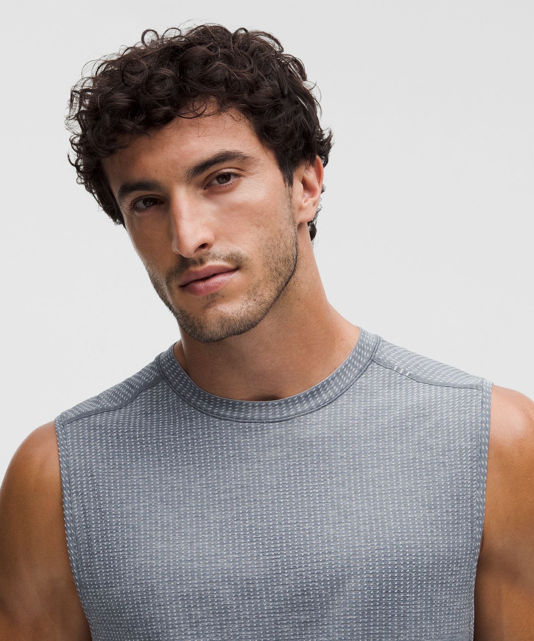 Lululemon Metal Vent Tech Sleeveless Shirt *Updated Fit Vapor/Solar Grey