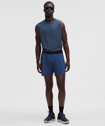 Lululemon Metal Vent Tech Sleeveless Shirt *Updated Fit Chalk Blue/Blue Twill