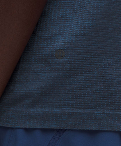 Lululemon Metal Vent Tech Sleeveless Shirt *Updated Fit Chalk Blue/Blue Twill