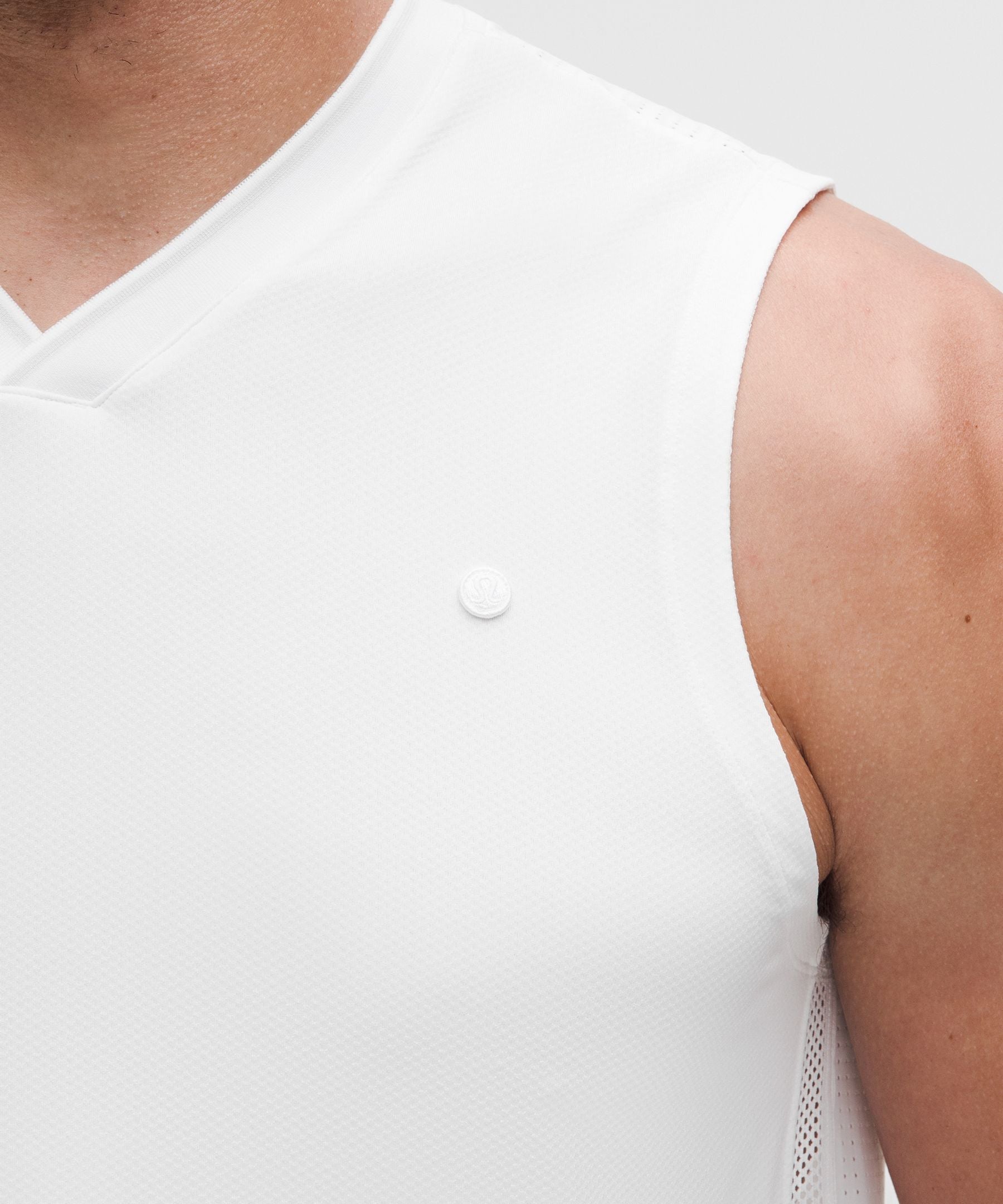 Lululemon Mesh-Panelled Tennis Sleeveless Shirt