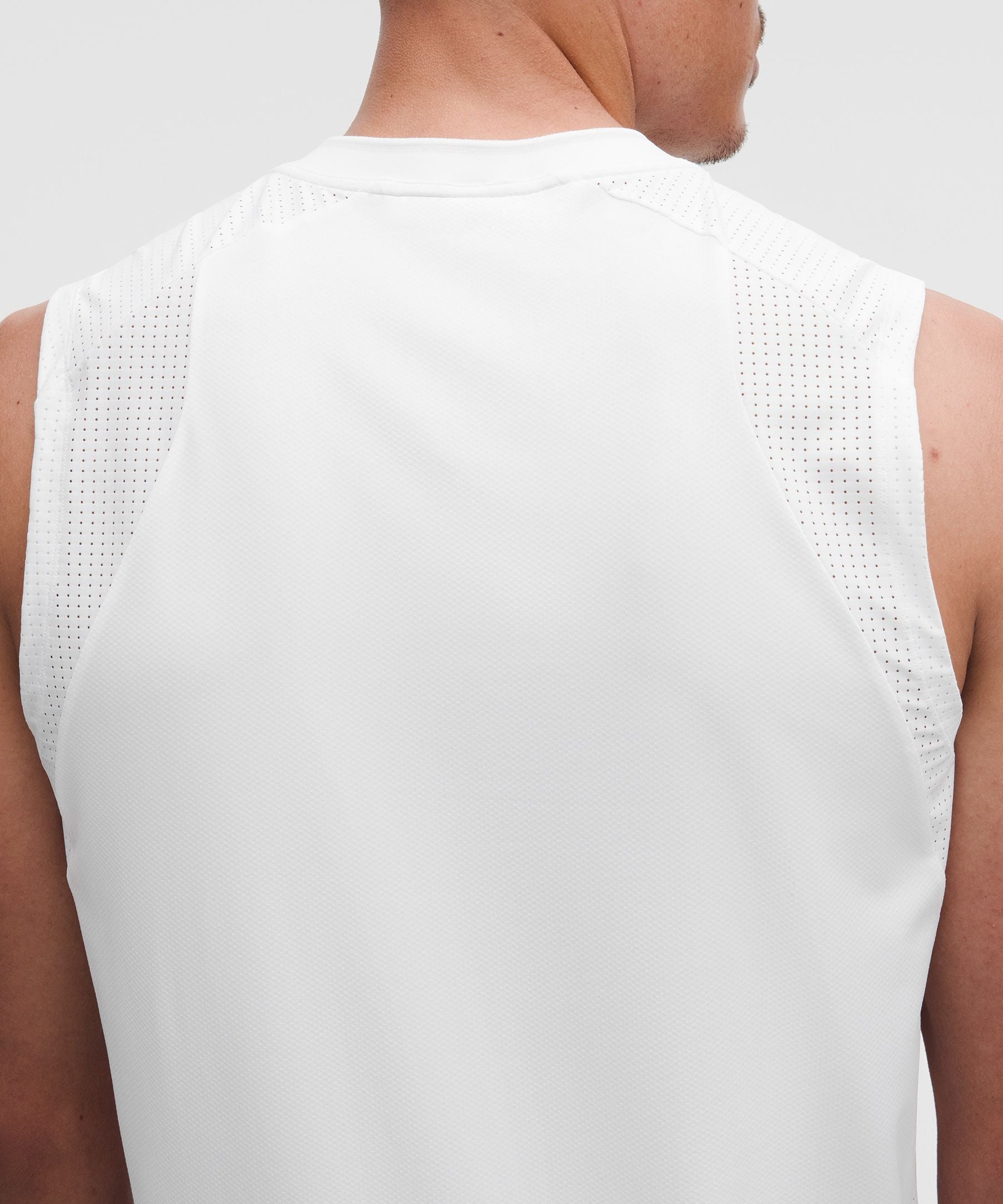Lululemon Mesh-Panelled Tennis Sleeveless Shirt