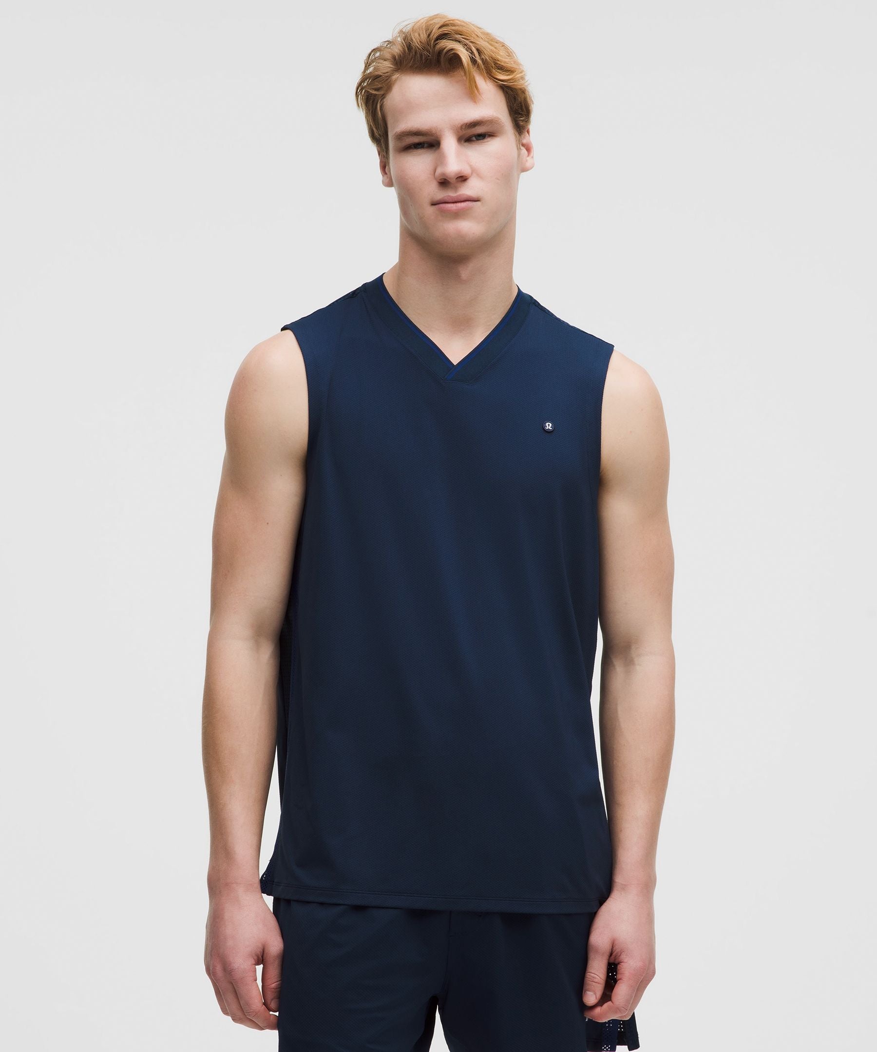 Lululemon Mesh-Panelled Tennis Sleeveless Shirt