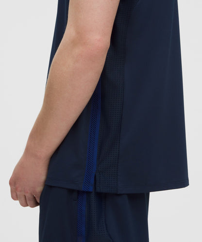 Lululemon Mesh-Panelled Tennis Sleeveless Shirt