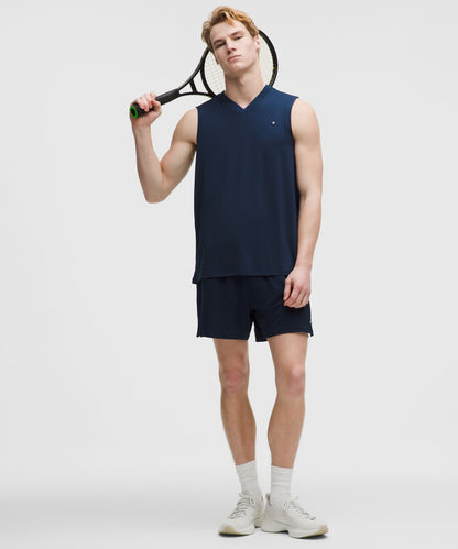 Lululemon Mesh-Panelled Tennis Sleeveless Shirt
