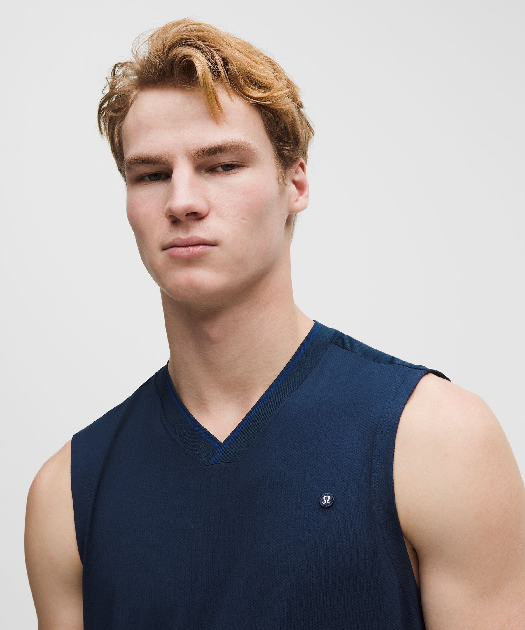 Lululemon Mesh-Panelled Tennis Sleeveless Shirt