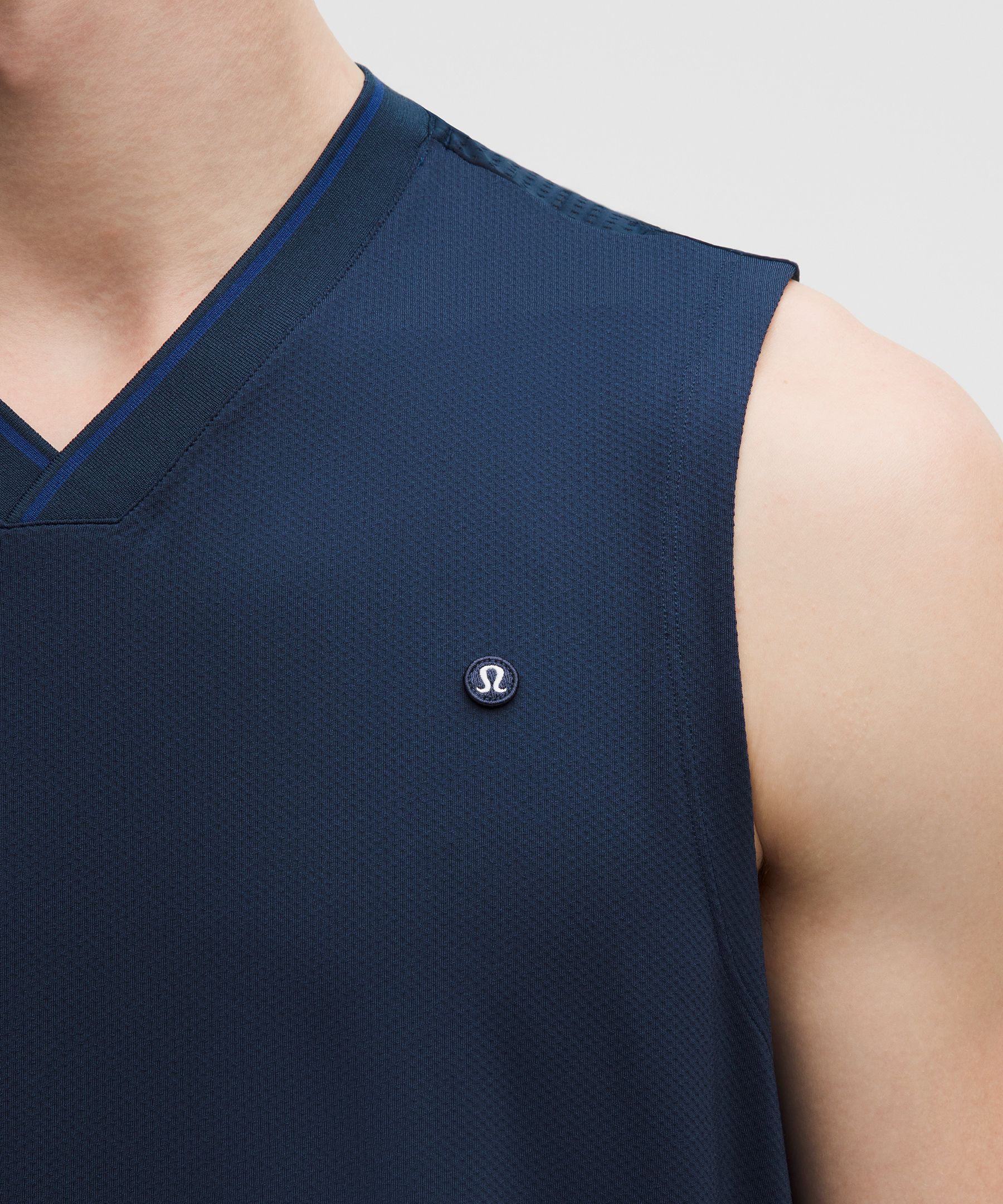 Lululemon Mesh-Panelled Tennis Sleeveless Shirt