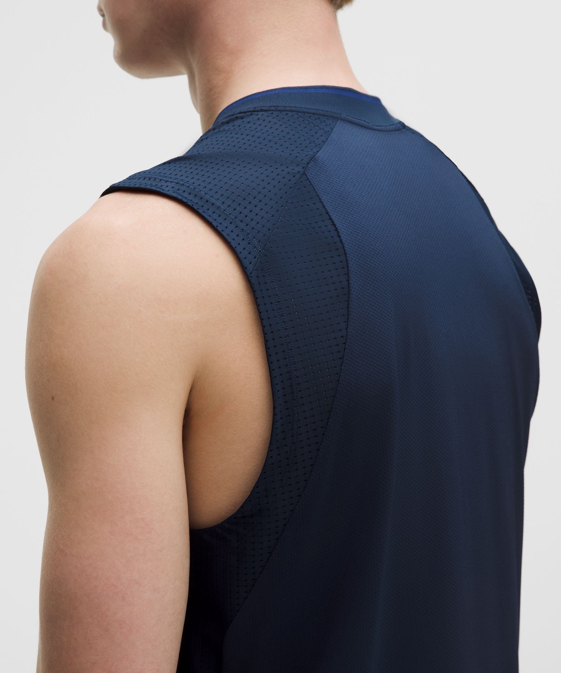 Lululemon Mesh-Panelled Tennis Sleeveless Shirt