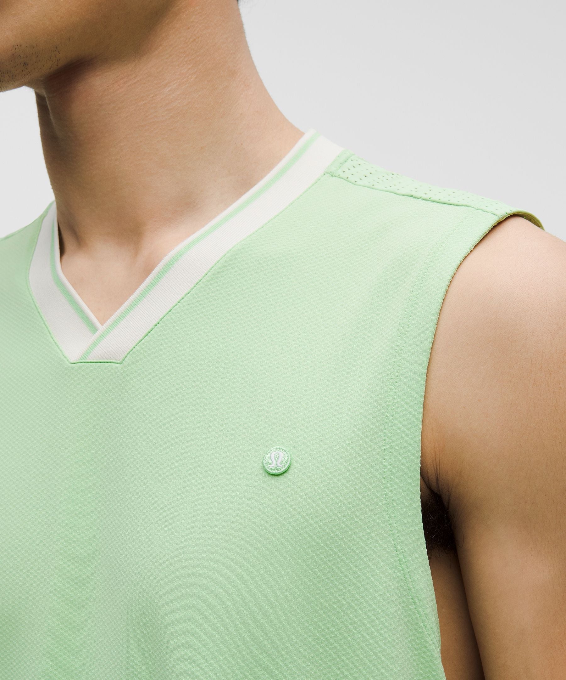 Lululemon Mesh-Panelled Tennis Sleeveless Shirt