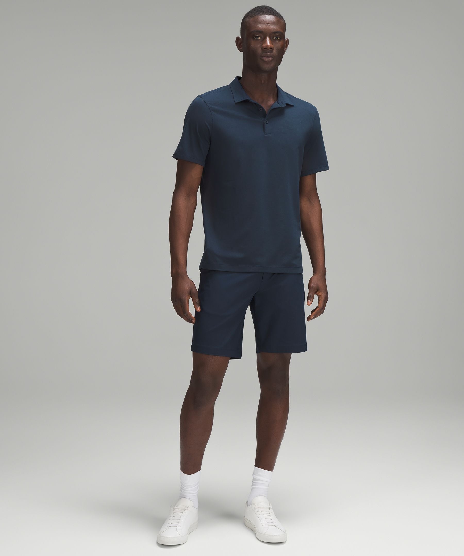 Lululemon Evolution Short-Sleeve Polo Shirt Nautical Navy