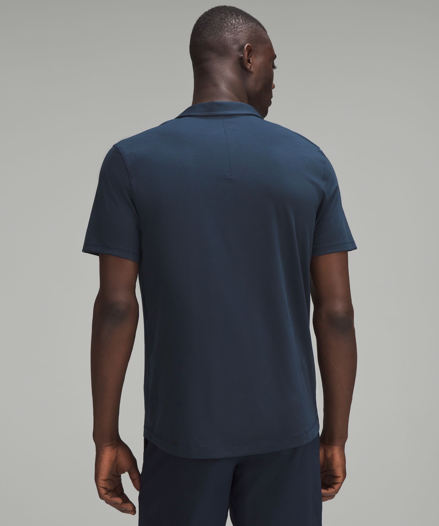 Lululemon Evolution Short-Sleeve Polo Shirt Nautical Navy