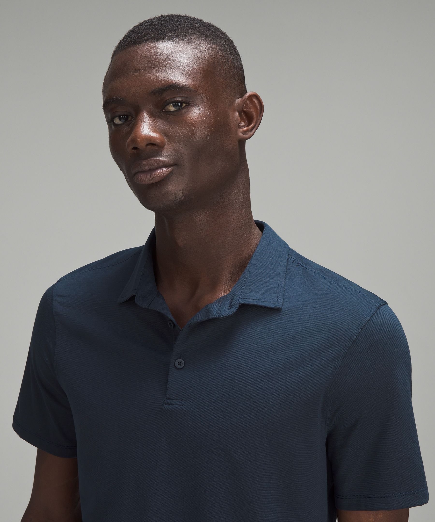 Lululemon Evolution Short-Sleeve Polo Shirt Nautical Navy