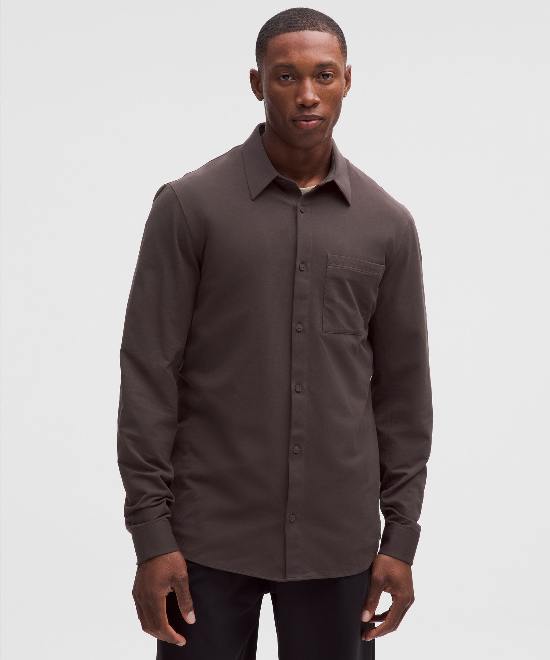 Lululemon Commission Long-Sleeve Shirt *Pocket Sequoia