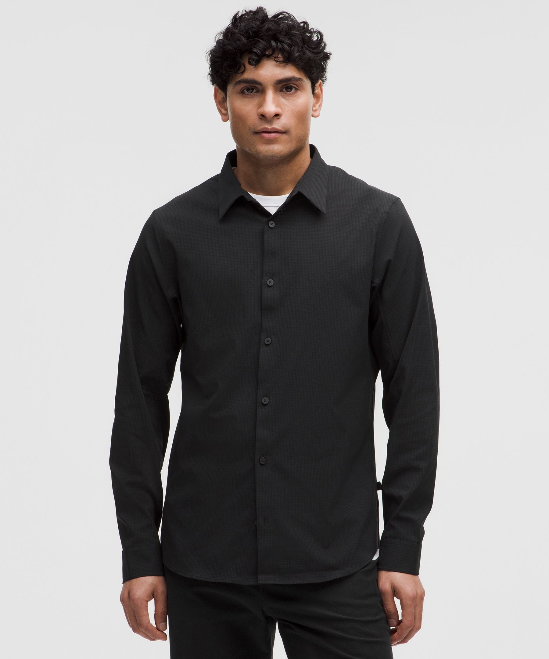 Lululemon Airing Easy Long-Sleeve Shirt Black