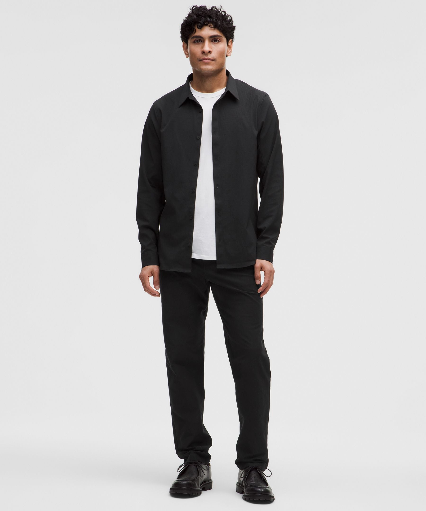 Lululemon Airing Easy Long-Sleeve Shirt Black