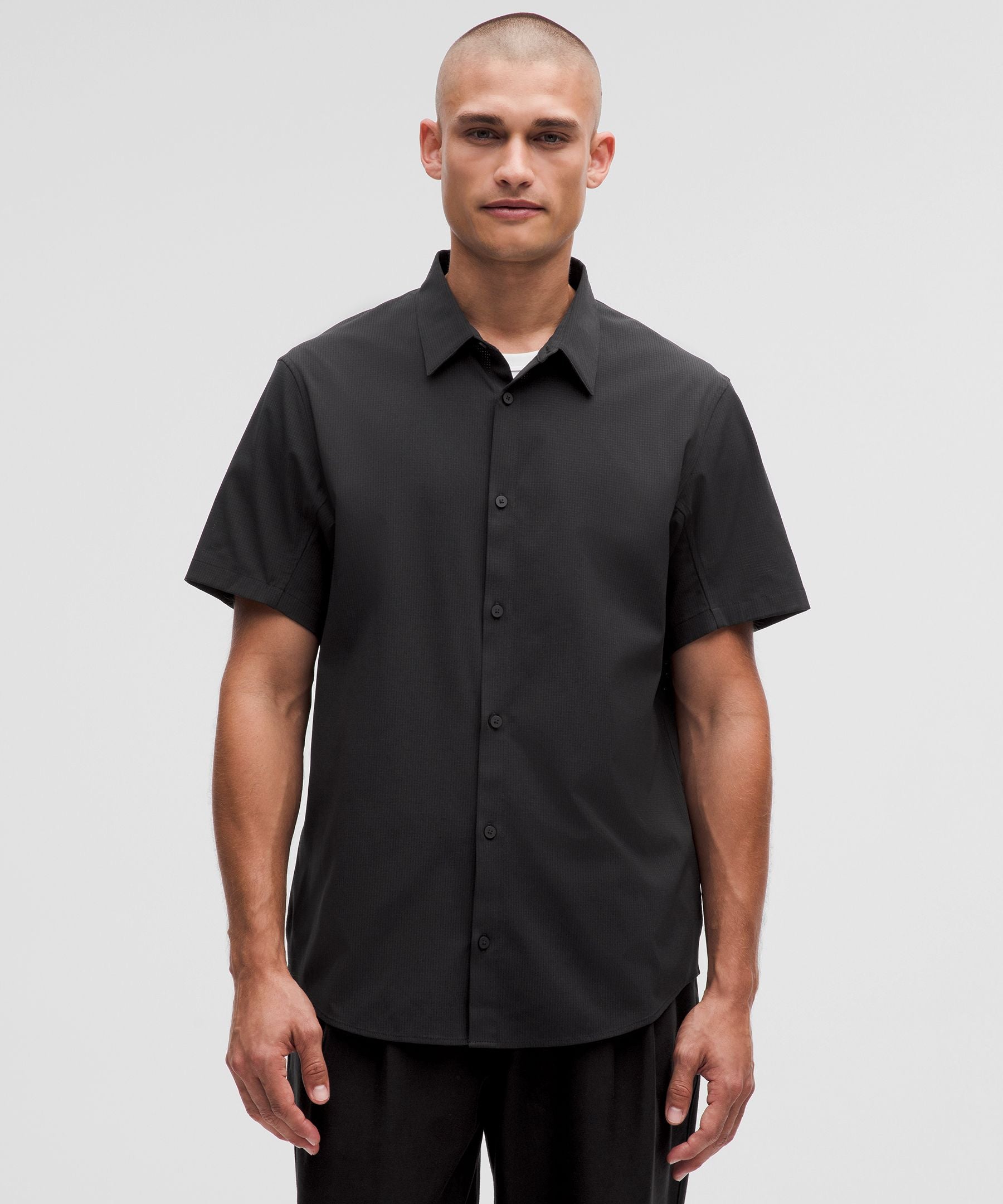 Lululemon Airing Easy Short-Sleeve Shirt Black