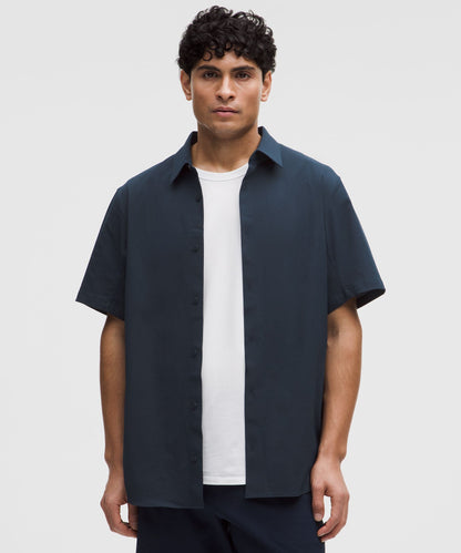 Lululemon Airing Easy Short-Sleeve Shirt True Navy