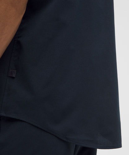 Lululemon Airing Easy Short-Sleeve Shirt True Navy