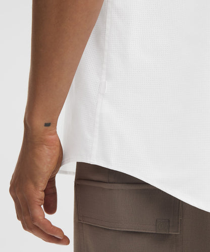 Lululemon Airing Easy Short-Sleeve Shirt Bright White