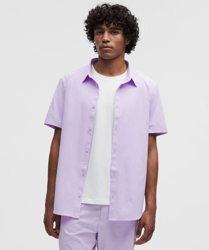 Lululemon Airing Easy Short-Sleeve Shirt Lavender Frost
