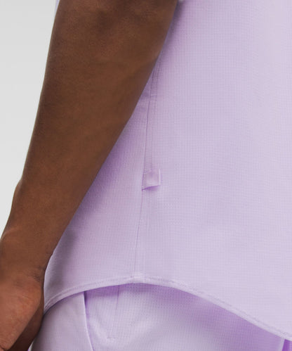 Lululemon Airing Easy Short-Sleeve Shirt Lavender Frost