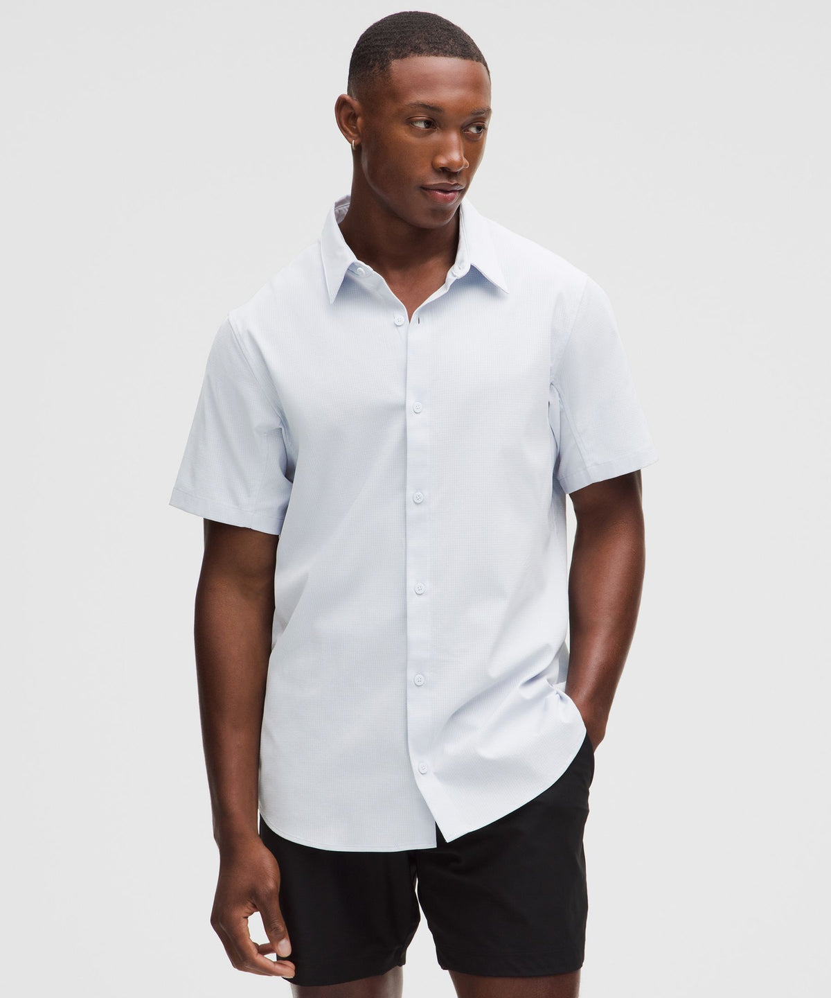 Men's Lululemon Airing Easy Short-Sleeve Shirt, back